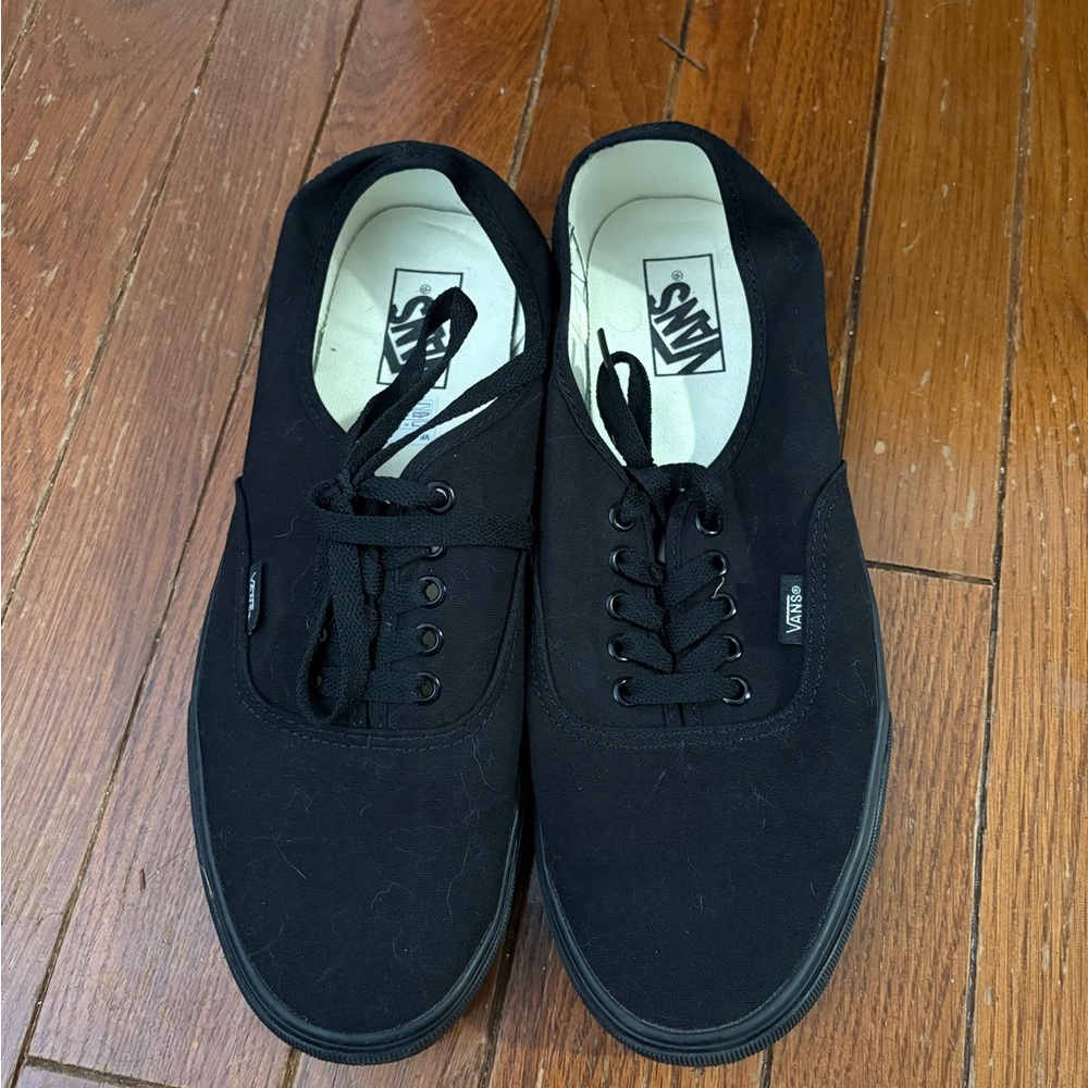 Vans Men's Black Lace-Up Athletic Shoes